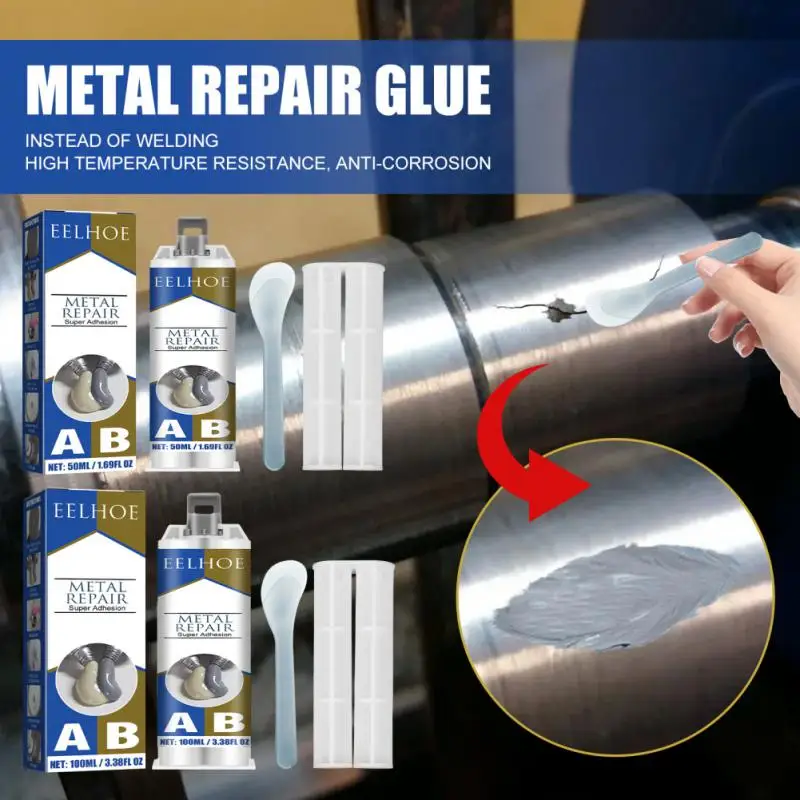 

Repairing Adhesive Extrusion Metal Repair Adhesive Industrial Repair Glue Ab Metal Cast Iron 100g Ab Glues For High Temperature