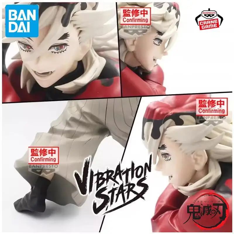 Фото В наличии оригинальные фигурки BANPRESTO Demon Slayer VIBRATION STARS Douma, аниме, экшн-фигурка, модель куклы, детские игрушки, подарки Juguetes №3
