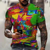 2022 camouflage men t shirt harajuku pattern new style 3d printing hip hop cool handsome oversize shirts adult clothes