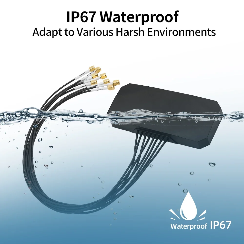 8 в 1 антенна для смартфонов 4G LTE MIMO V2X Wi-Fi GPS GNSS