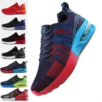 mens professional air cushion mesh breathable running shoes men outdoor sports athletic walking shoes sneakers plus size 47