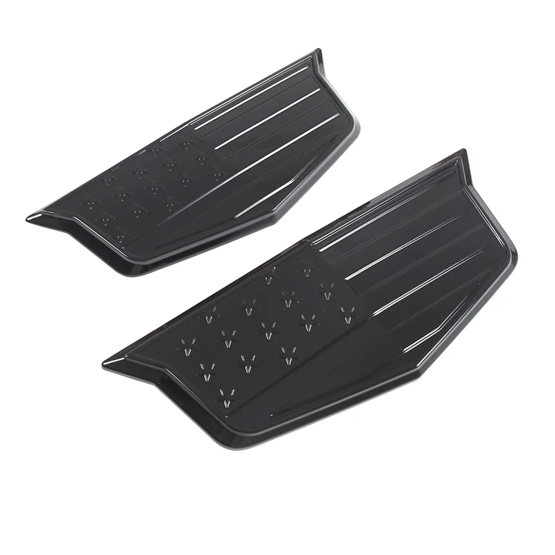 

Для Cadillac Escalade 2021 2022 2023 ABS черная декоративная крышка с логотипом переднего и заднего автомобиля аксессуары для внешней модификации