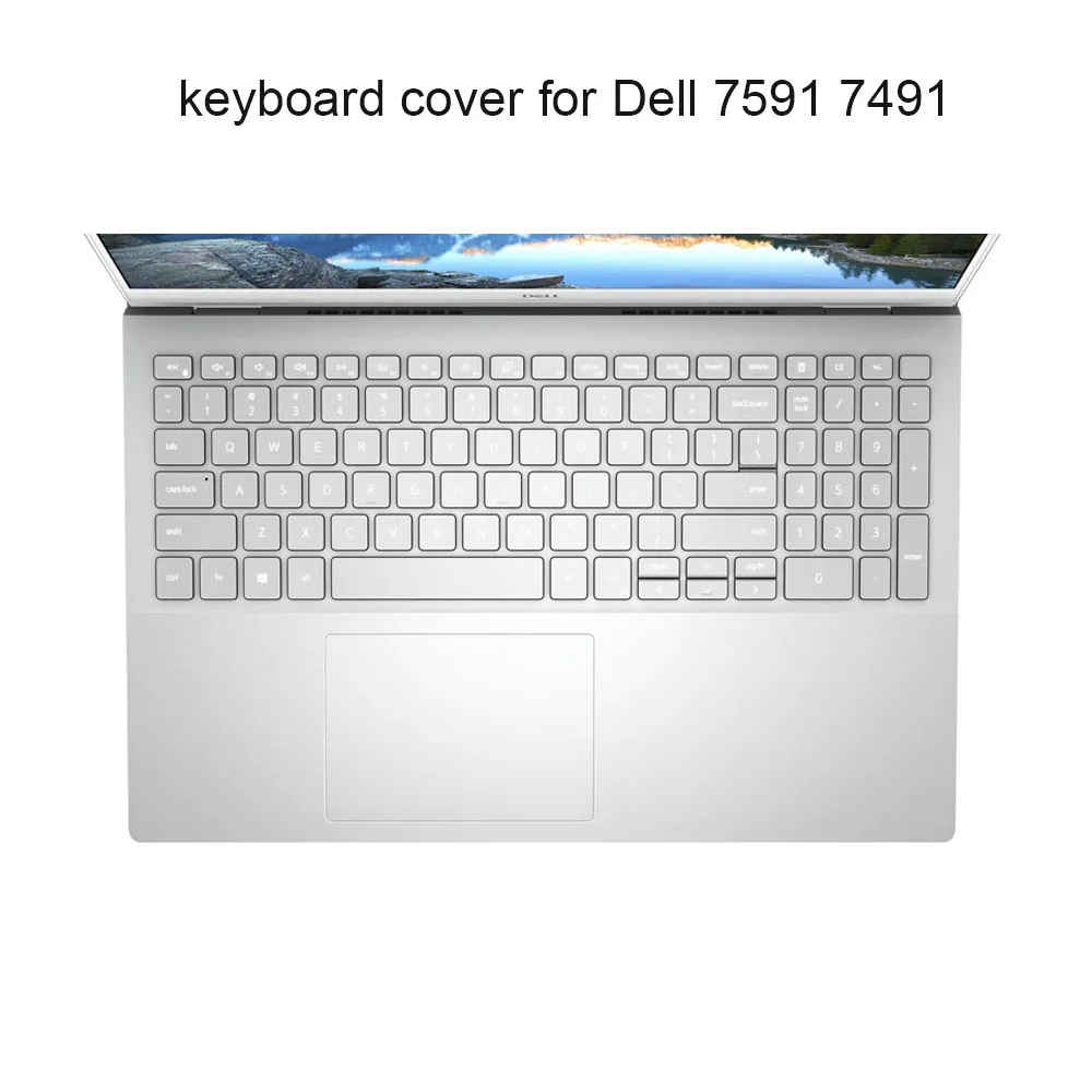 

TPU Clear Laptop keyboard Covers for Dell Inspiron 15 7591 7590 14 7490 7491 Ultra Thin Anti Dust keyboards protective cover