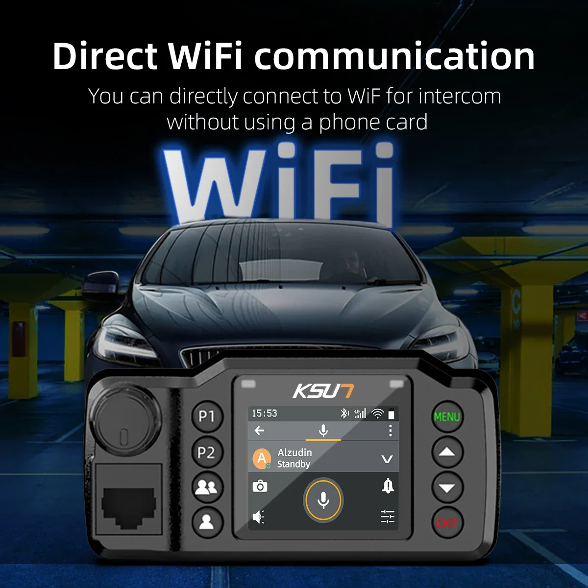 Фото KSUN ZL1200 WCDMA CDMA GSM Мобильная радиостанция Двусторонние радиостанции Автомобильная автостанция Радио, совместимая с приложением ZELLO №3