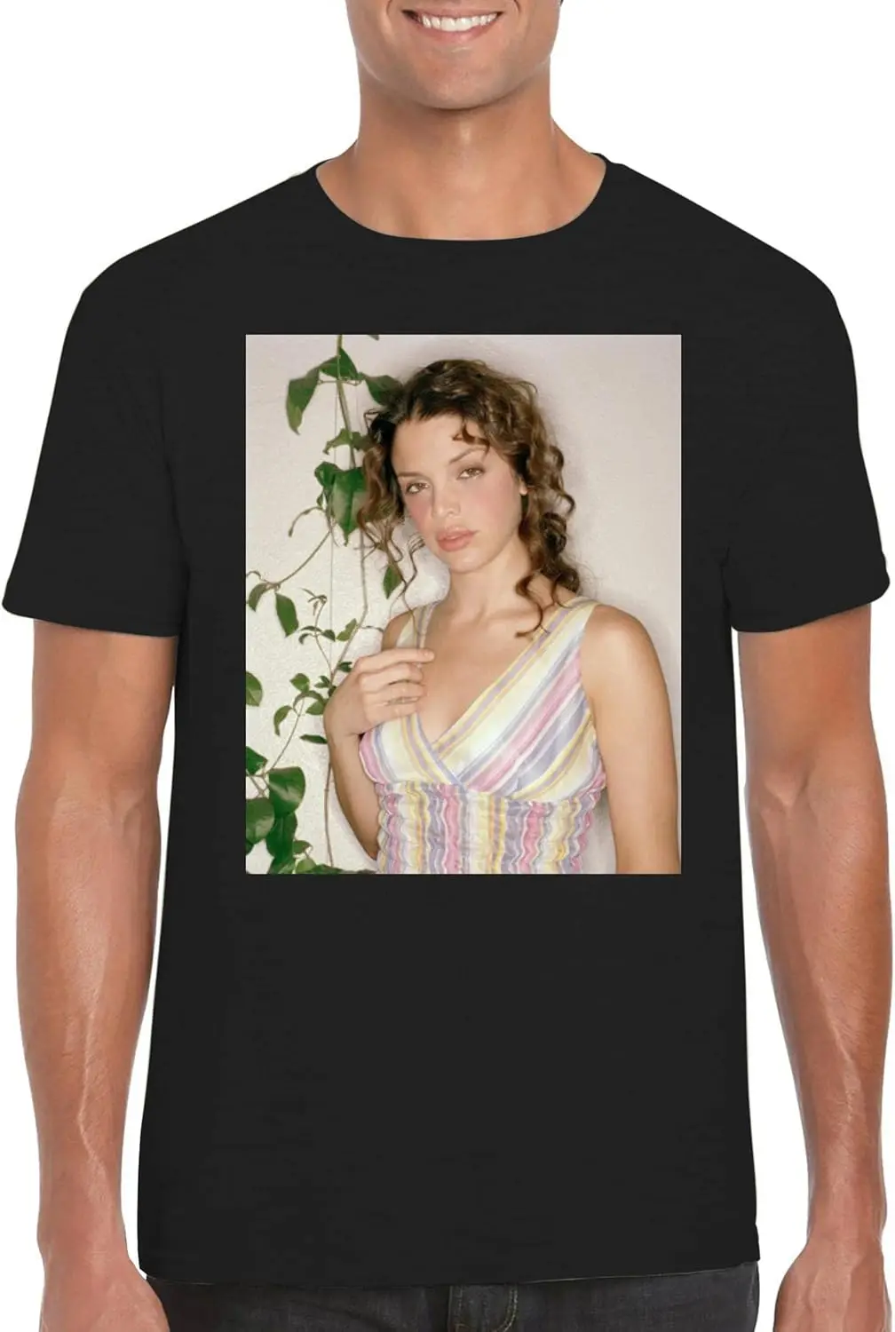 Ванесса Ферлито - Мужская футболка с круглым вырезом FCA # ФАГ 416868