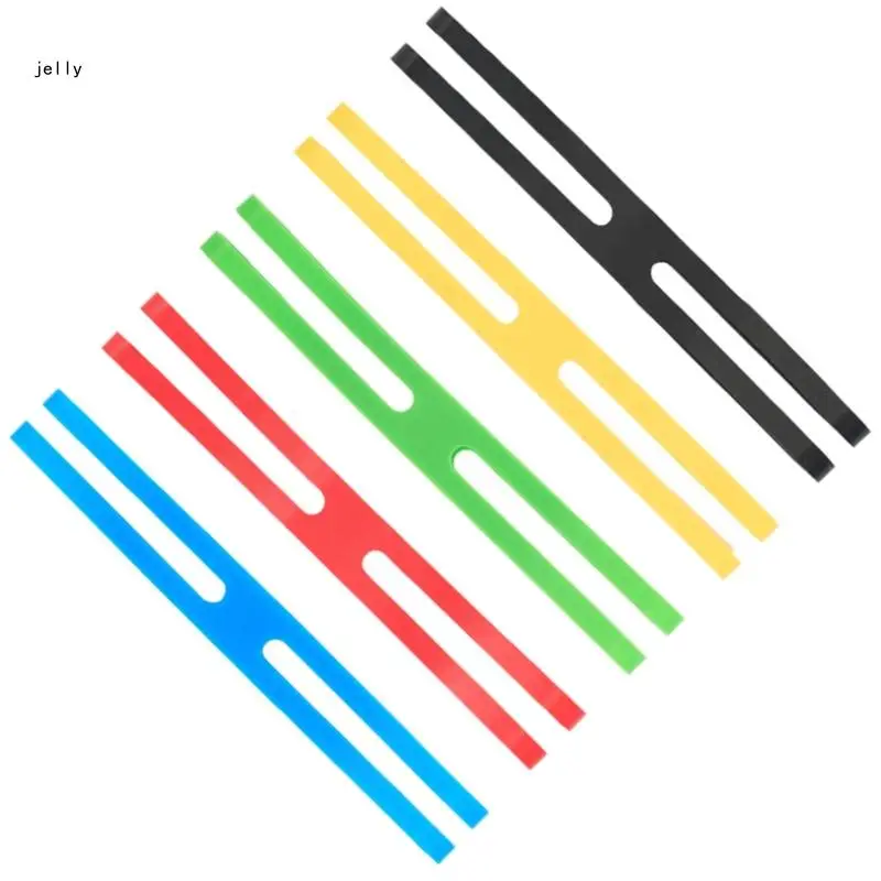 Многоцветный эластичный ремешок H-образной формы 2 размера для переплета книг