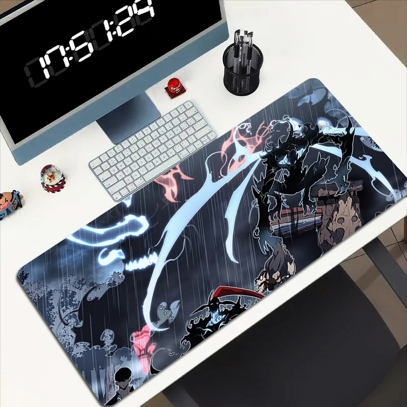 

Solo Leveling Desk Mat Xxl Gaming Mouse Pad Large Accessories Keyboard Mause Pads Gamer Mats Protector Mousepad Pc Mice Computer