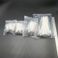 100pcsbag pure cotton core candles wicks 2 5456791520cm diy candle making pre waxed with oil wicks for party supplies