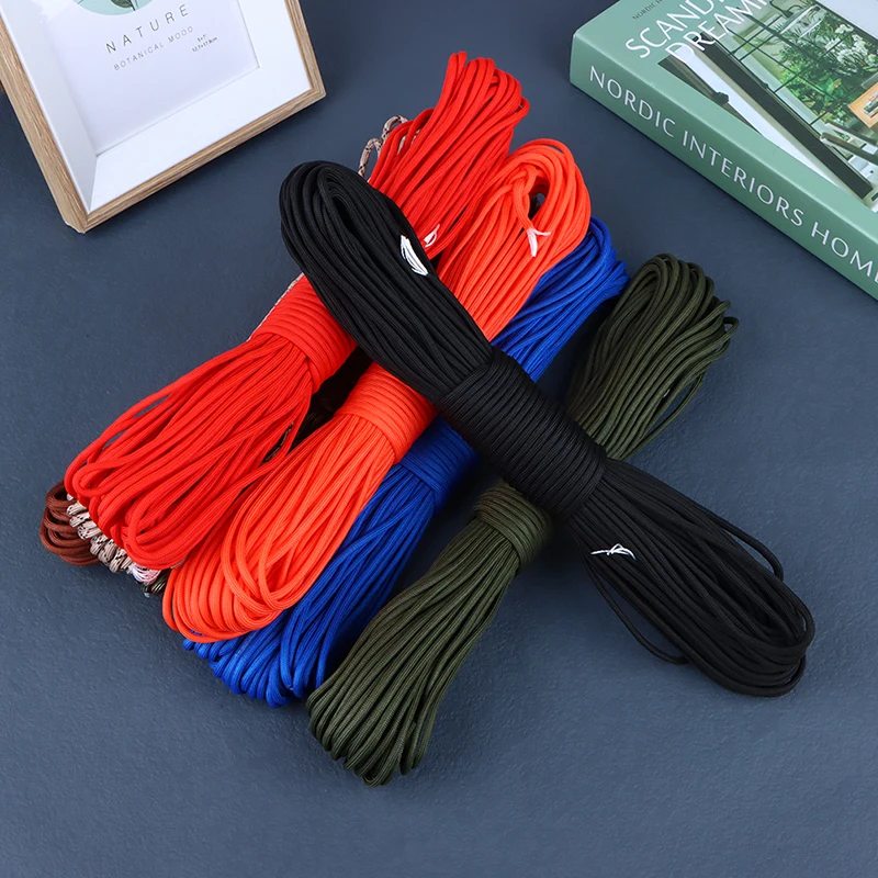 

1Pc 30M 7-Core Paracord 4mm Parachute Cord Outdoor Camping survival Rope kit Umbrella Tent Lanyard Strap Clothesline