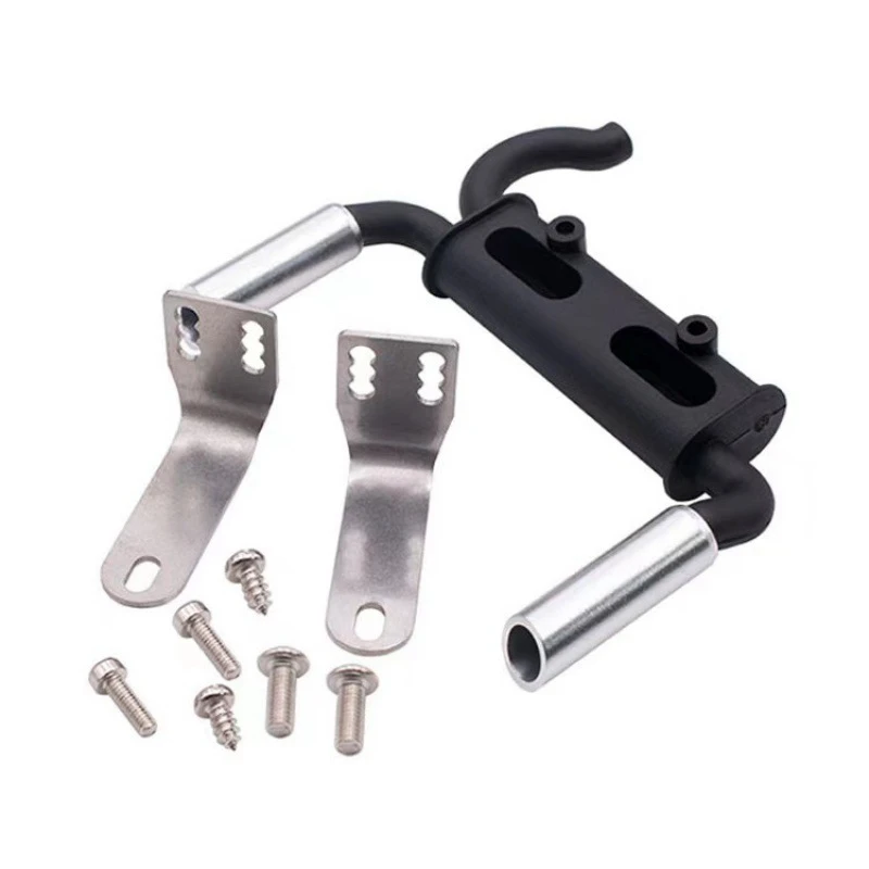 

For 1/10 Simulation Model Car Traxxas TRX-4 Axial Scx10 90046 Metal Tail Exhaust Pipe Upgrades Parts Accessories Kit
