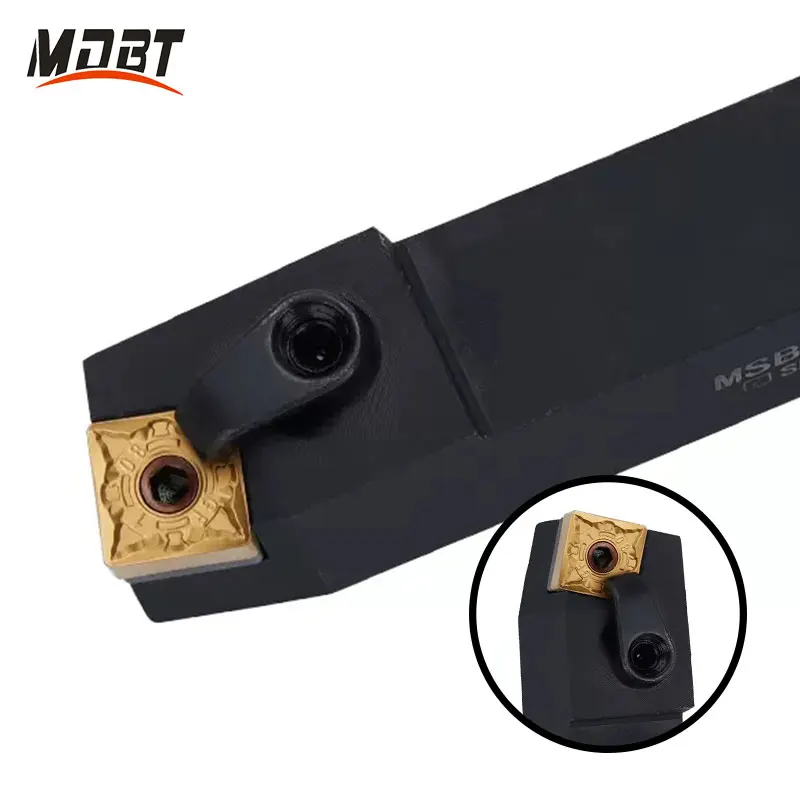 

MSBNR1616H12 MSBNR2020K12 MSBNR3232P15/19 External Turning Tool Holder SNMG Carbide Inserts MSBNR/L Lathe Cutting Tools