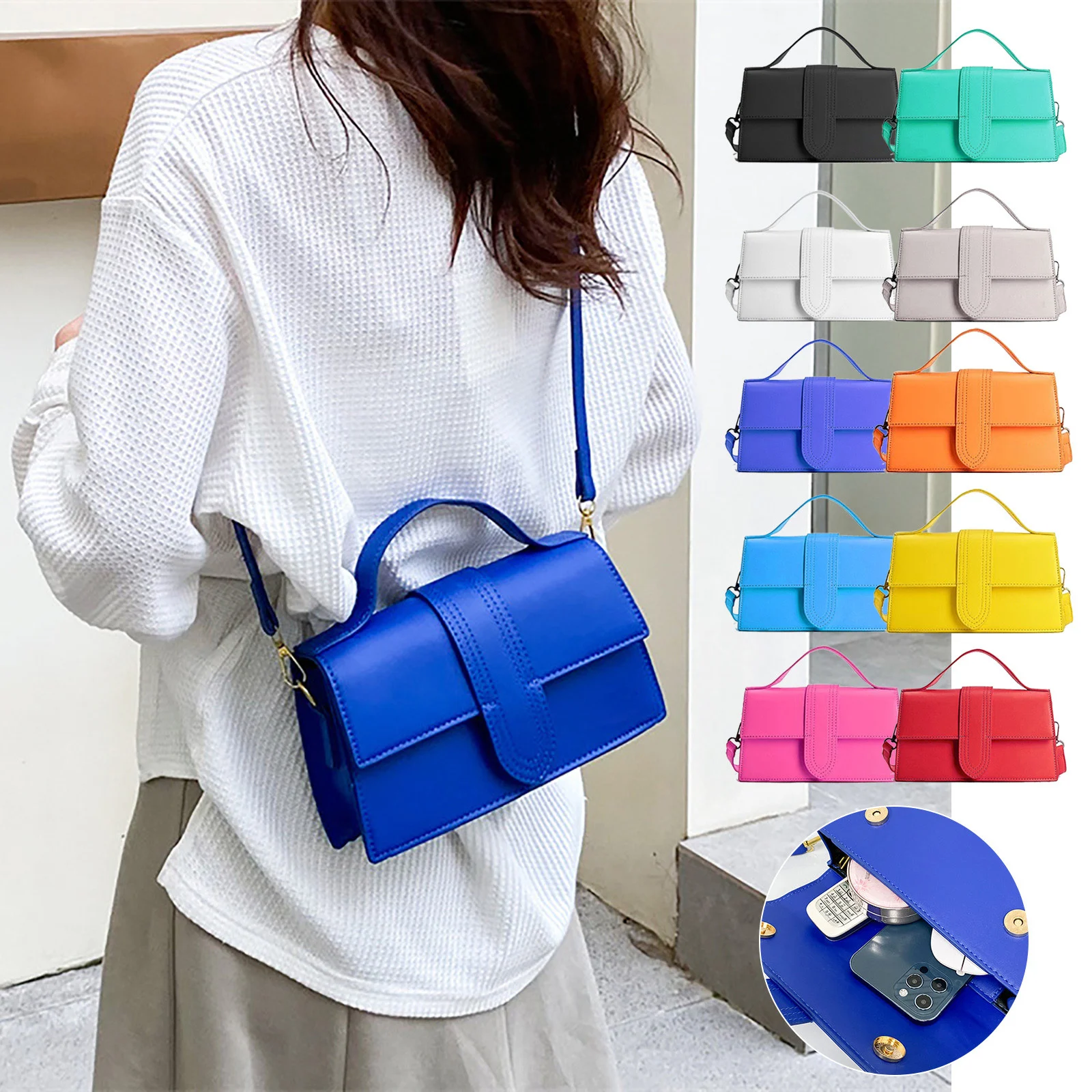 

Women Travel Bag Purse And Handbags Casual Shoulder Crossbody Bags White Black Green Luxury Designer Handbag With Logo