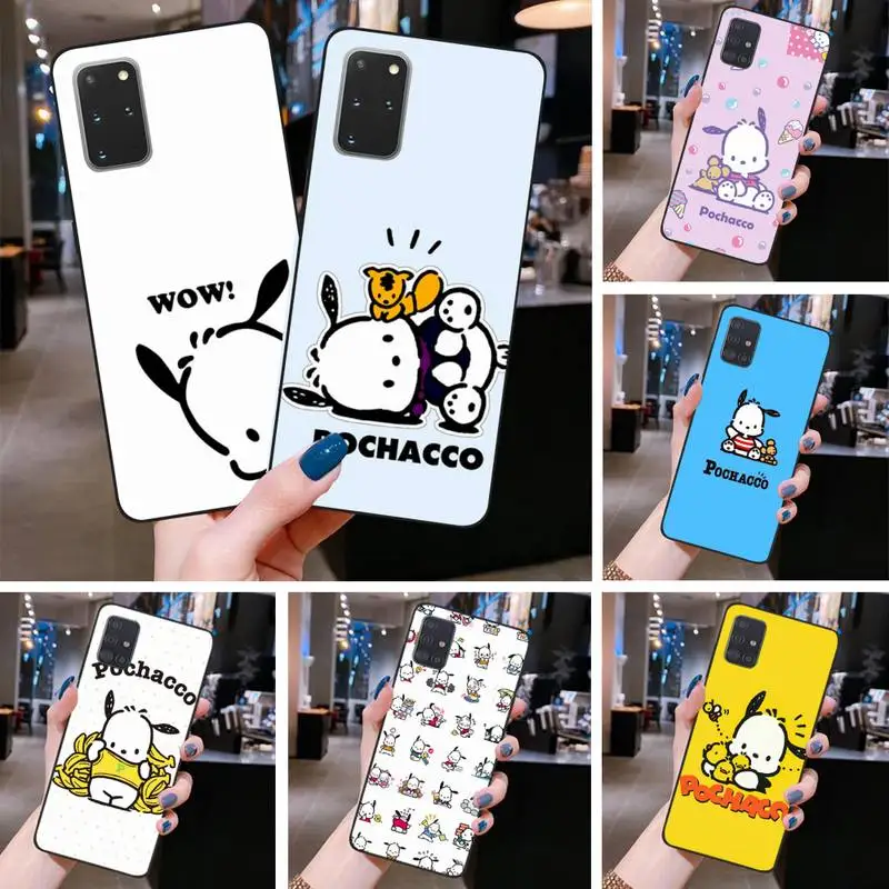 

Cute cartoon Pochaccos Phone Case For Samsung Galaxy S21 Plus Ultra S20 FE M11 S8 S9 plus S10 5G lite 2020