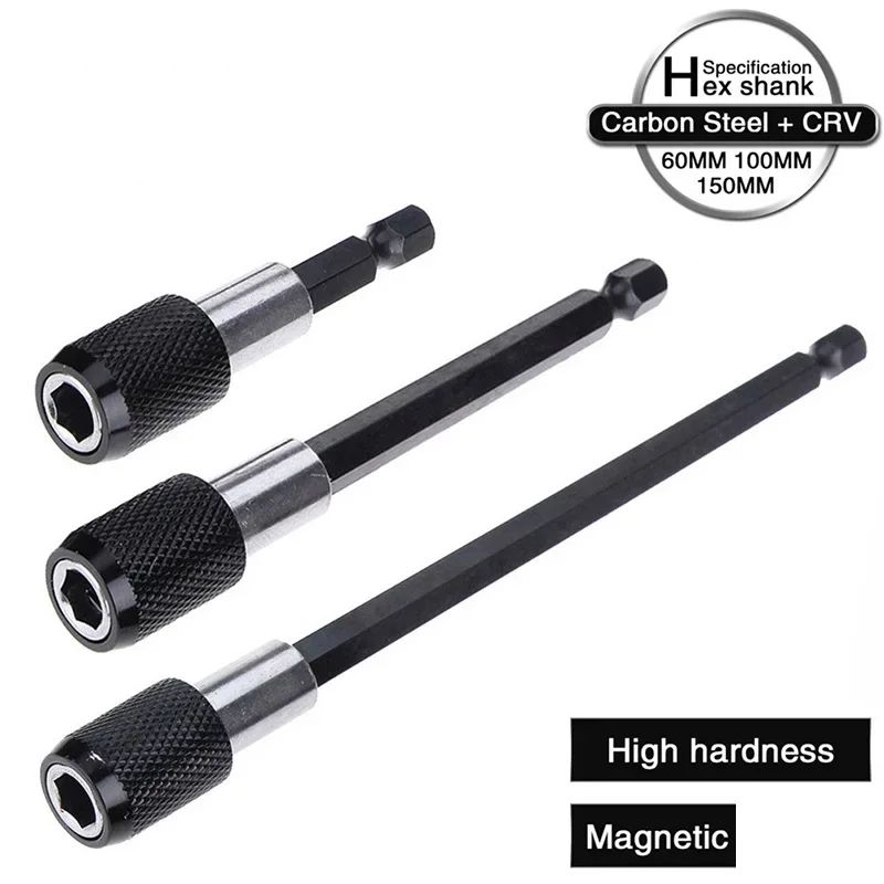 Быстроразъемный магнитный держатель бит с 6-гональным адаптером LANDGOO Марка 1/4