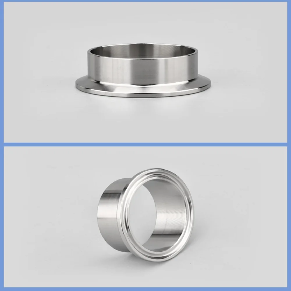 

Sanitary Pipe Weld Ferrule Tri Clamp Type 304 Stainless Steel Flange Quick-load Clamp Joint Quick-connect Welding Chuck