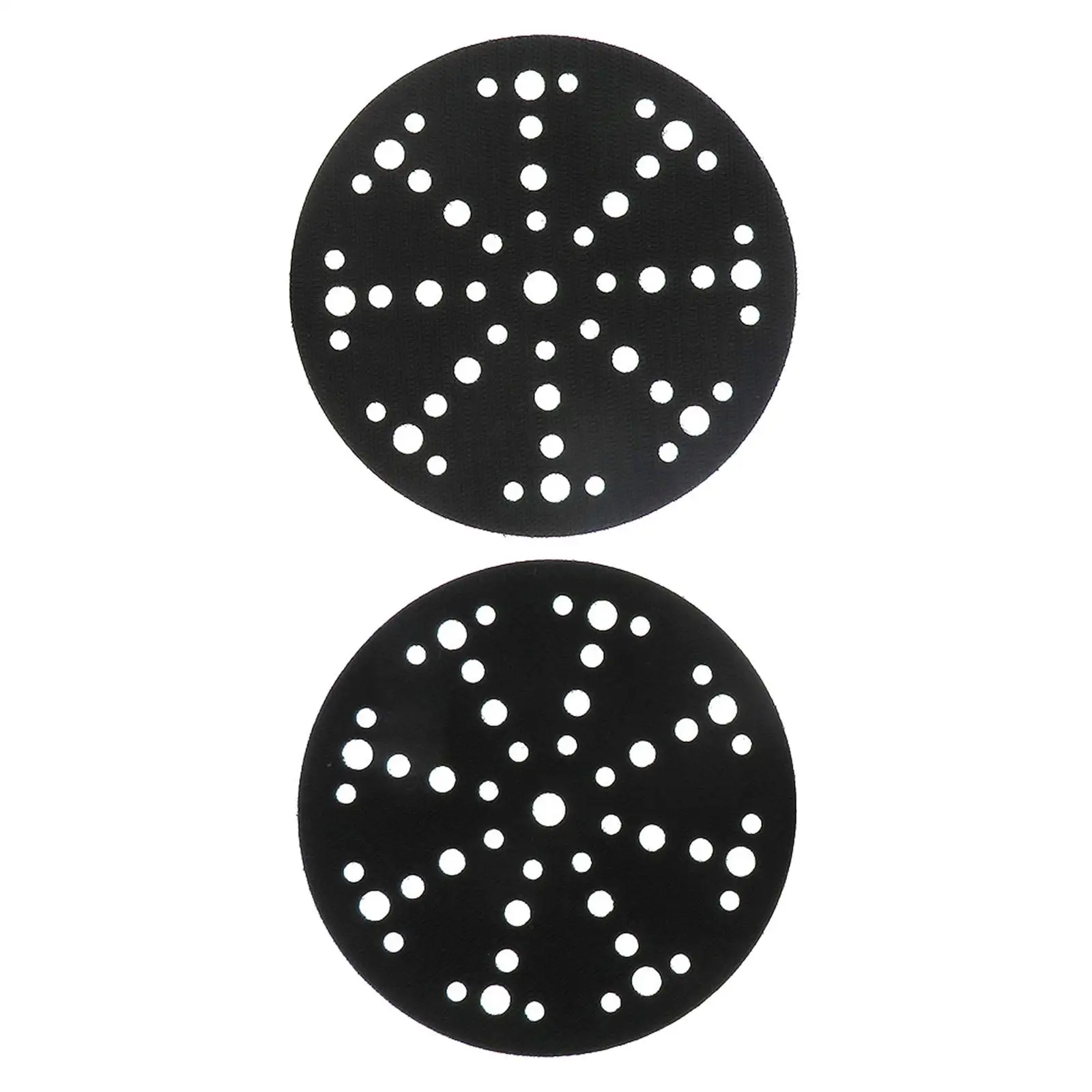 

2 Pieces Sandpaper Sanding Pads 150mm 48 Holes Durable Practical Easily Install