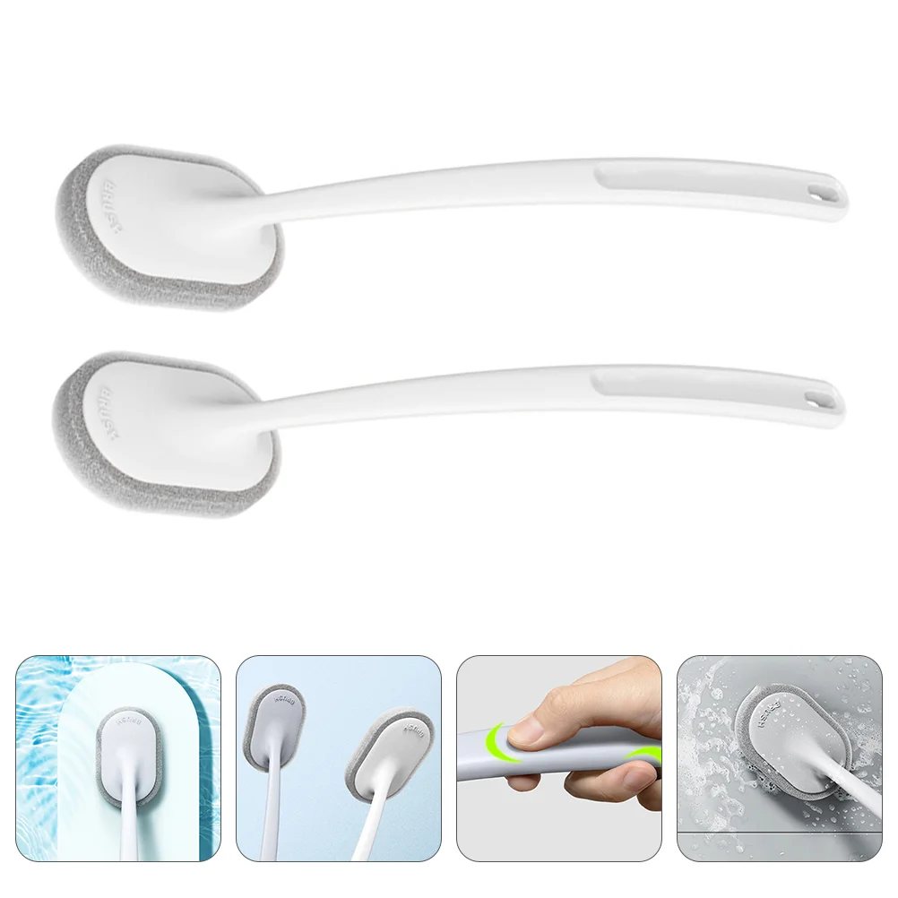 

Brush Cleaning Scrubber Grout Tile Bathroom Kitchen Brushes Toilet Scrubbing Sink Floor Tub Cleaner Corner Scrub Pad