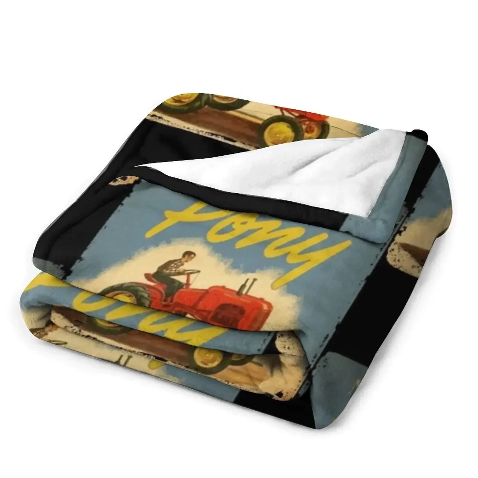 Massey Harris Pony винтажное одеяло для трактора гигантский диван-кровать постельное