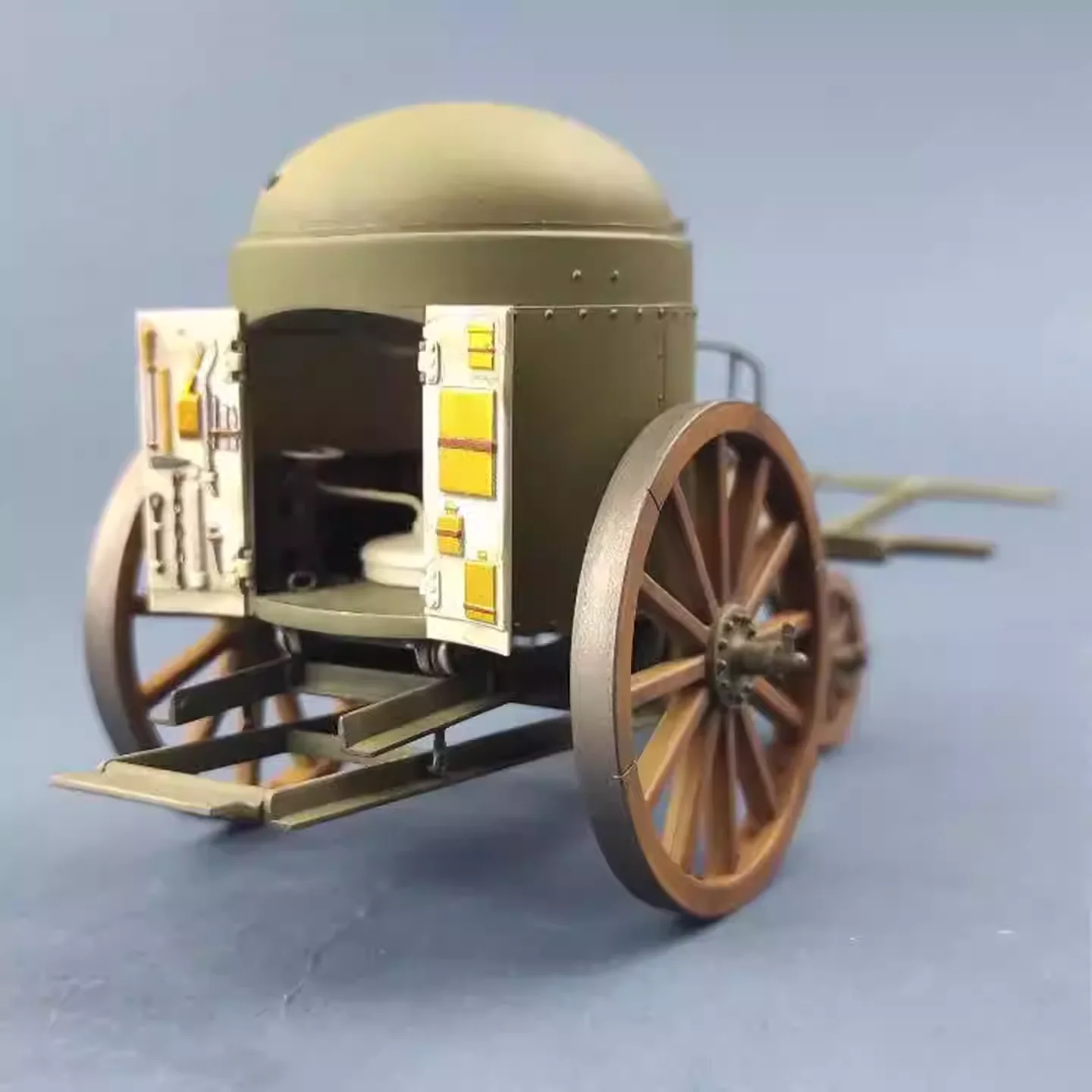 Фото Пластиковый сборный модельный набор CSM CSM35011 5,7 см Gruson Fahrpanzer 1/35 №2