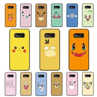 bandai pokemon phone case for samsung note 5 7 8 9 10 20 pro plus lite ultra a21 12 02