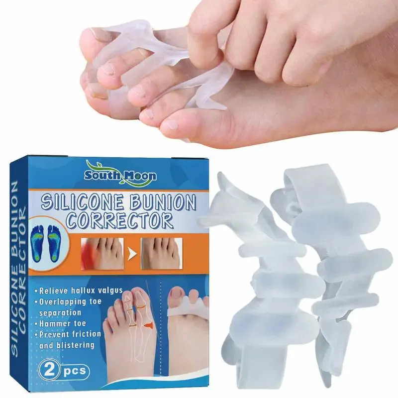 

1 пара, силиконовый Разделитель с тремя отверстиями