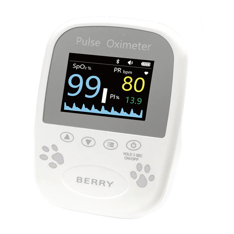 BM1000A-I BERRY Vet Medical Bluetooth Free App Пульсоксиметр Ветеринарный Точное и дешевое