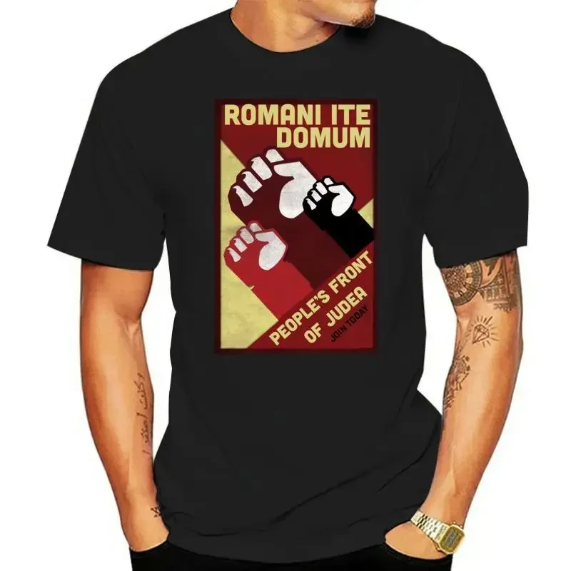 Футболка Monty Romani Ite Domum Life of Brian классические мужские футболки Camisas Judean People's Front