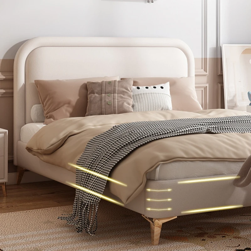 Роскошная детская кровать на заказ мягкая сумка белая для одного человека мебель