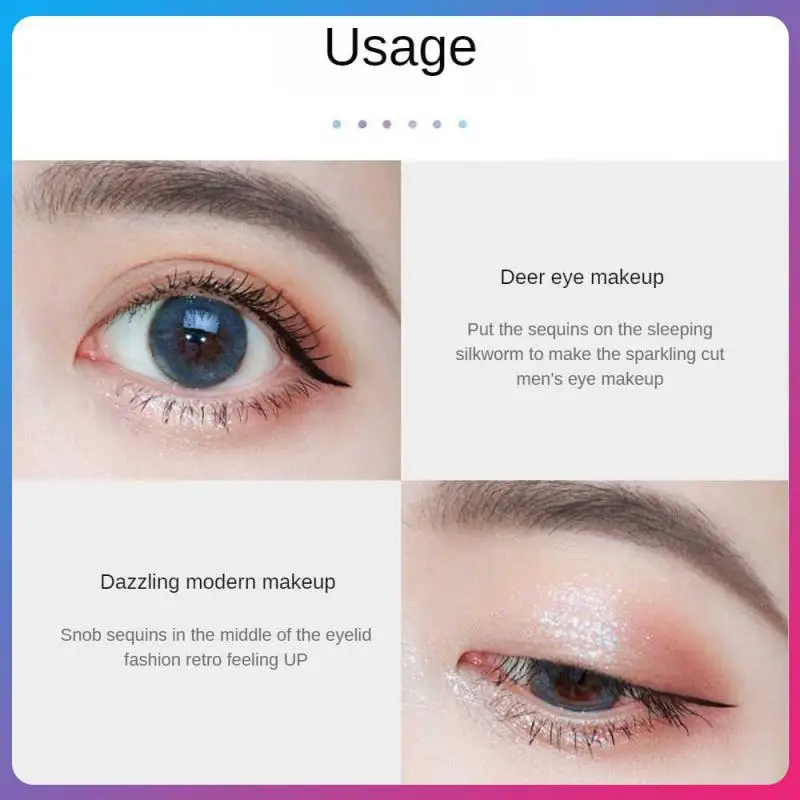 

Осветляют особенности лица Перламутровые тени для век жидкий декорирует легко расширять тени для век с блестками нежирный макияж