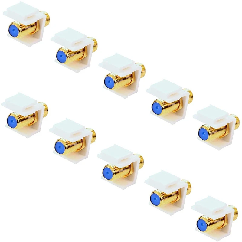 10 шт./упаковка вставки для коаксиального кабеля Keystone RG6 |