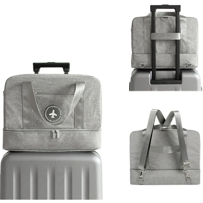 High Capacity Travel Duffels Weekend Necessary Clothing Cosmetics Personal Items Organize Handbag Waterproof Storage Accessories