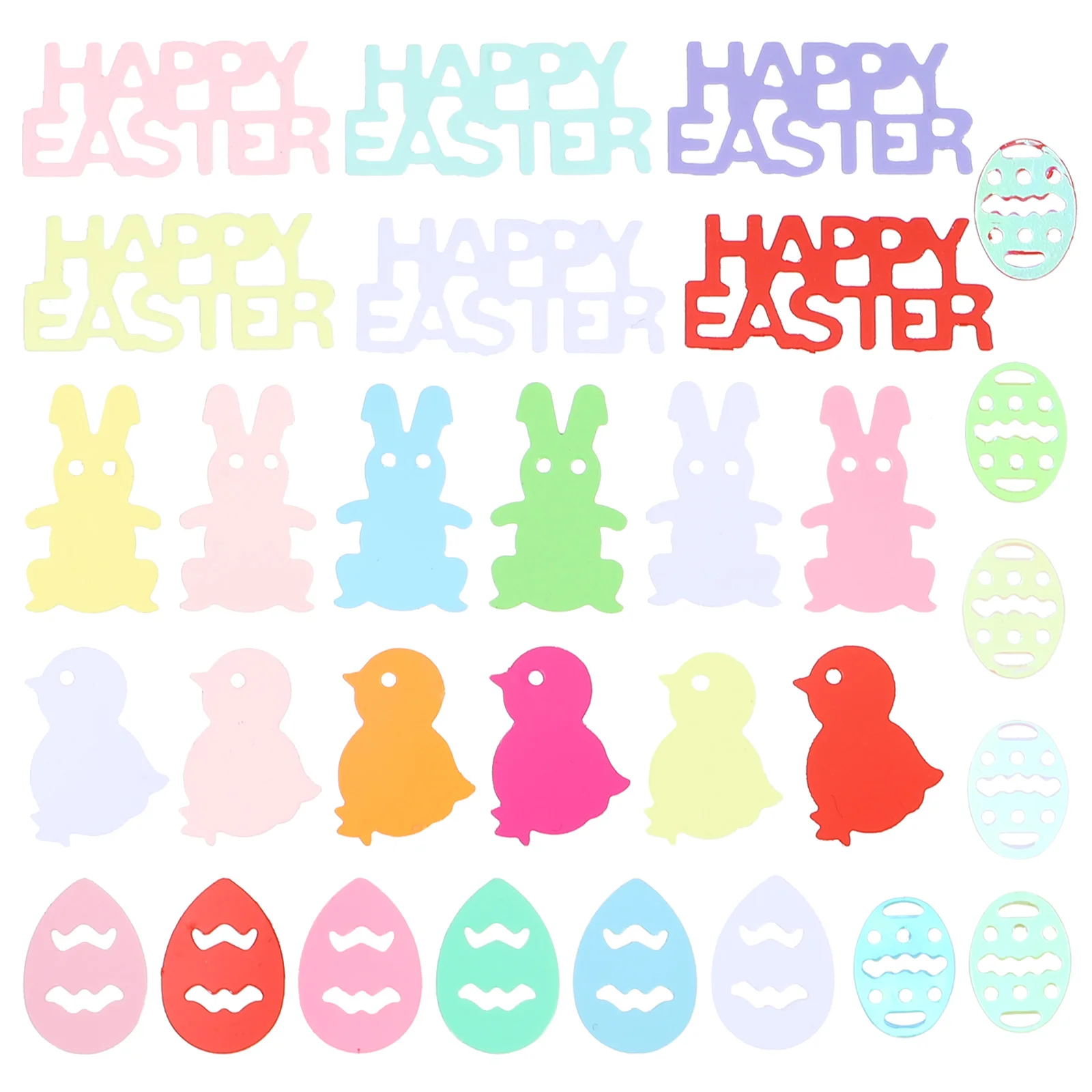 

Easter Party Table Decor Sprinkles Spring Nye Egg Graduation Decoration Supply Pieces Layoutanimal Cartoon Decorations Scatter