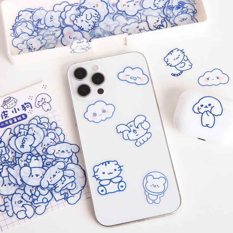 

40sheets Stickers Cartoon Cute Girly Heart Waterproof Diy Decoration Mobile Phone Laptop Car Stickers Children's Toys Supplies