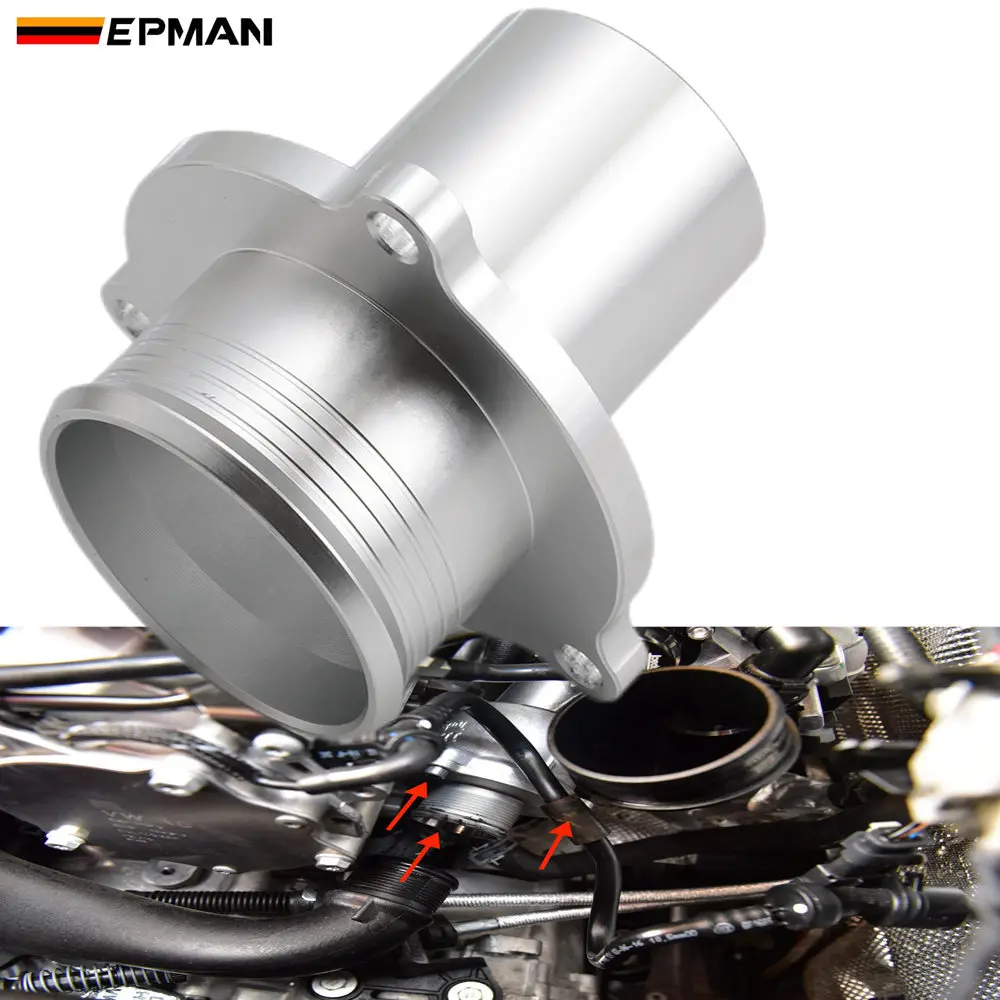 EPMAN Удаление глушителя турбины для Audi A3 S3 Golf MK7 GTi Gen 3 EA888 Демпфер шланга трубки между охладителем TKHB1043MD20T.