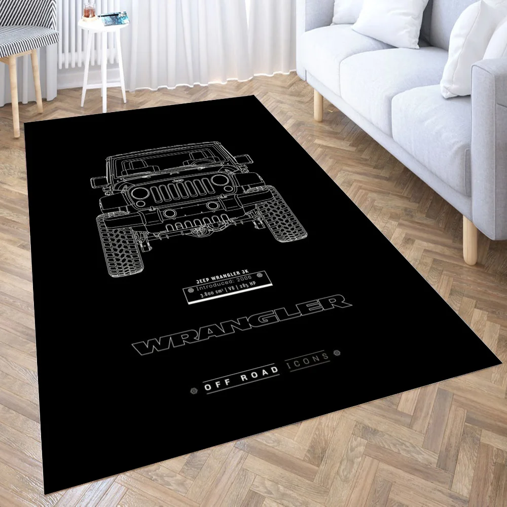 

Wrangler BW Rug Floor Mats Carpet for Living Room Doormat Plush Non-slip Chair Mat Bathroom Carpet Furry Carpet In The Bedroom