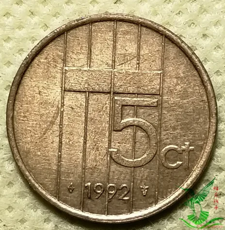 

Нидерланды 1992 5 очков памятные койны 100% оригинал