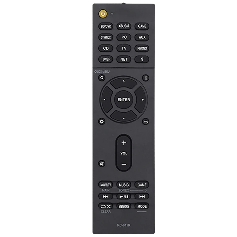 

RISE-RC-911R Remote Control For Onkyo TX-NR575 TX-NR585 TX-RZ810 TX-NR575E AV Receiver Audio/Video Player Remote Control