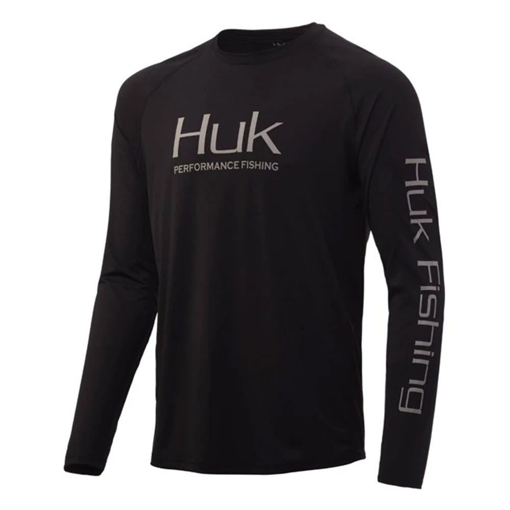 

HUK Fishing Shirts Performance Sweatshirt Summer Outdoor Long Sleeve Uv Protection Angling Clothing Quick-Dry Men Fishing Jersey