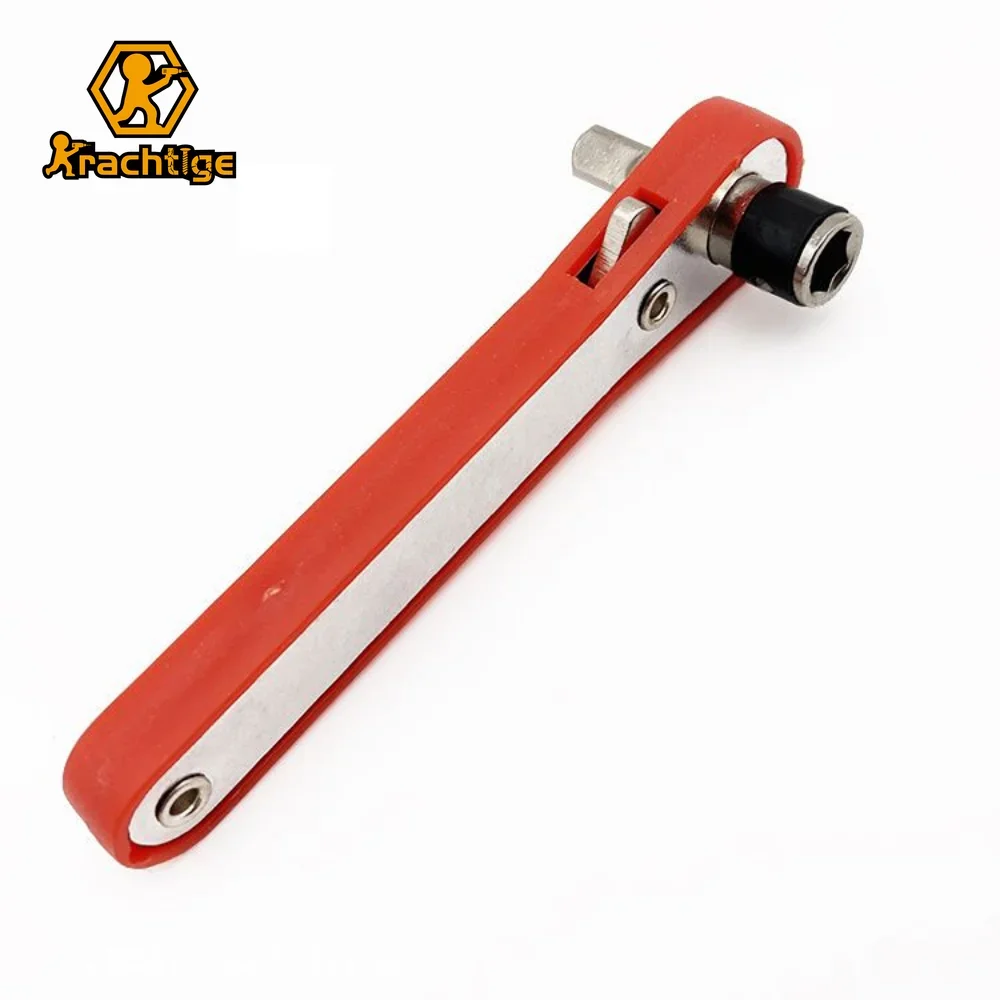 

Мини-ключ с храповым механизмом krachразмера 1/4, отвертка с шестигранным углублением, двухсторонний торцевой ключ, 1 шт.