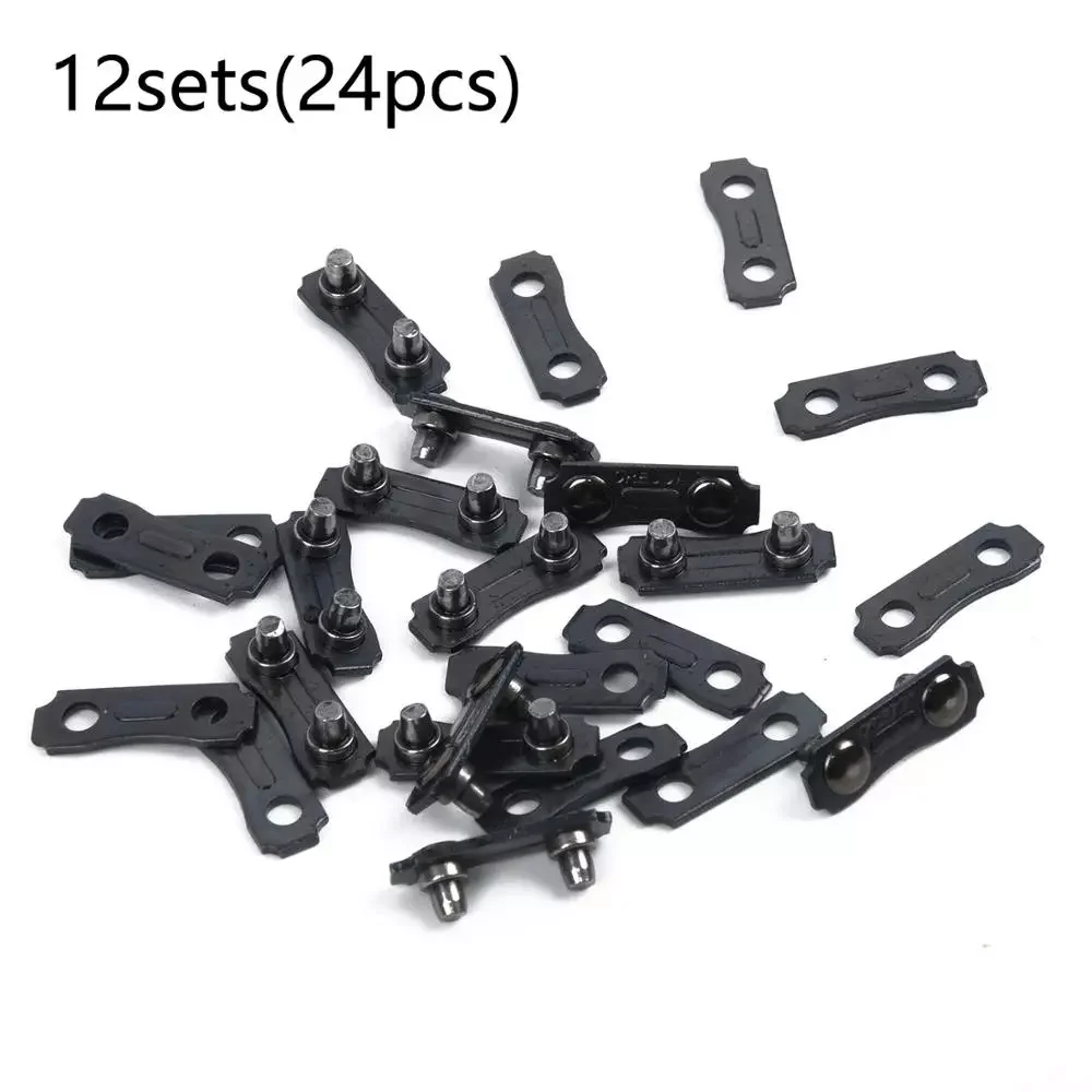 

Set Chainsaw Chain Links Repair Drive Links Part 3/8LP Pitch - .043 .050 Gauge Woodworking Chainsaw Chain Master Joiner Metal