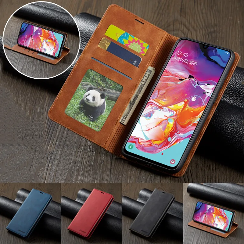 

Flip Leather Case For Samsung A70 A20 A10 A40 A80 A90 A30S A50S A70S A20E Cover For Galaxy Note 9 20 Ultra 10 J4 J6 Plus 2018