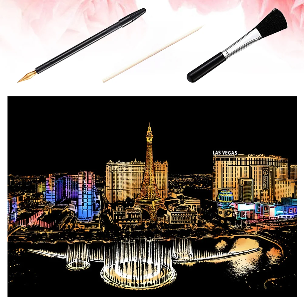 Рисунок в виде царапин на Хэллоуин ночная кошка рисунок из дерева и бамбука