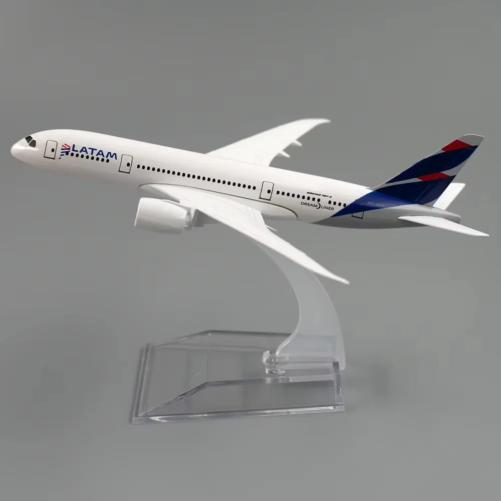 16 см самолет Latam Airlines B787 металлическая модель самолета 1:400 имитация пассажирского
