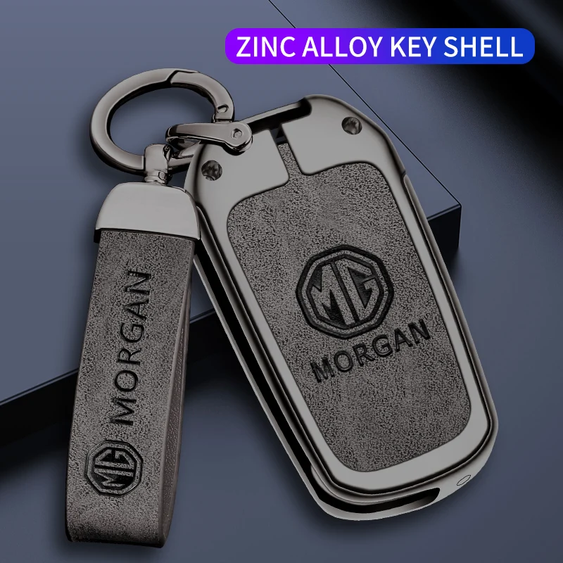 

Zinc Alloy Car Key Cover Case Key Bag Shell Holder Protector Fob For MG MG3 MG5 MG6 MG7 GT GS Keychain Auto Interior Accessories