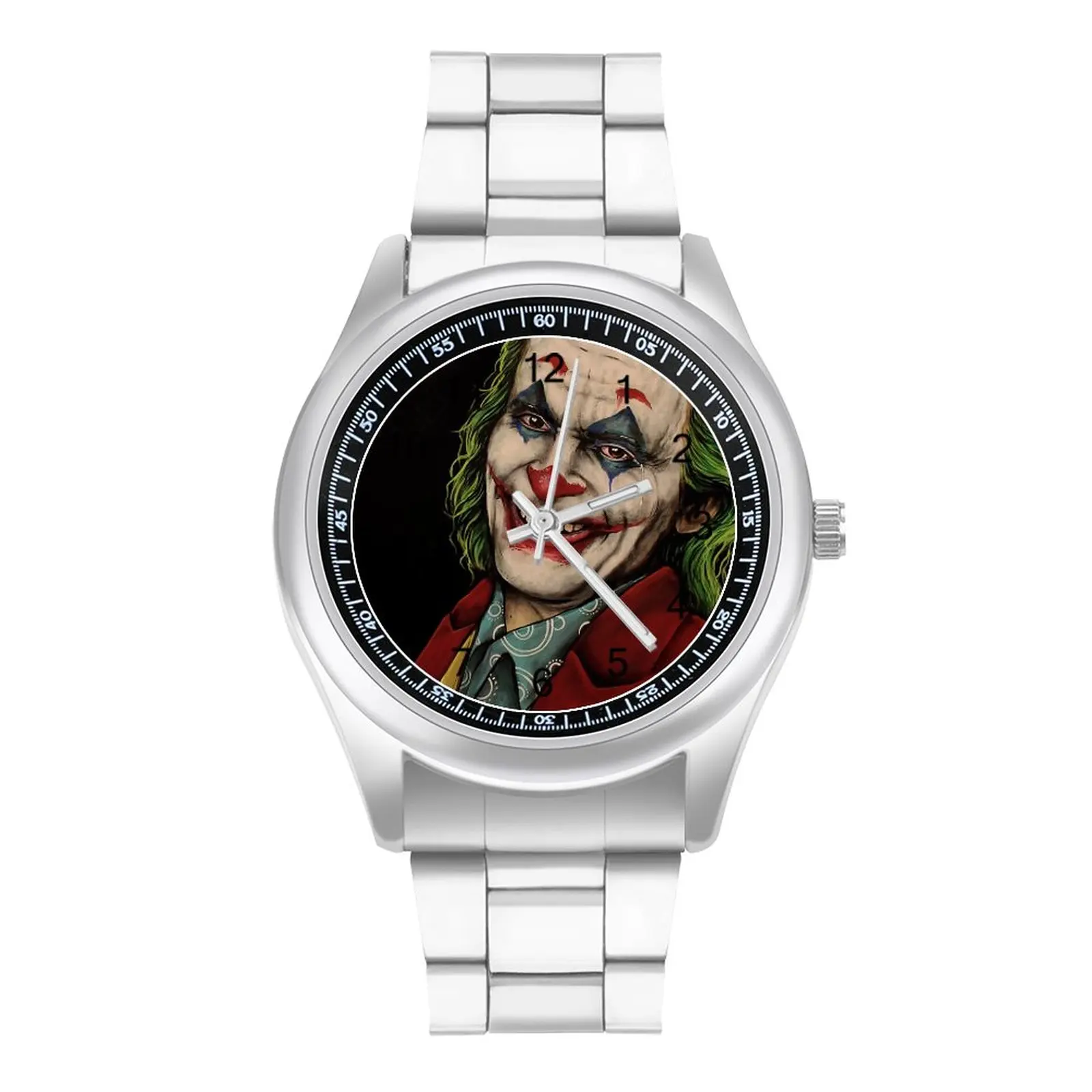 

Clown Quartz Watch Hopeless Smile Stainless Design Wrist Watches Man Outdoor Unusual High Quality Wristwatch