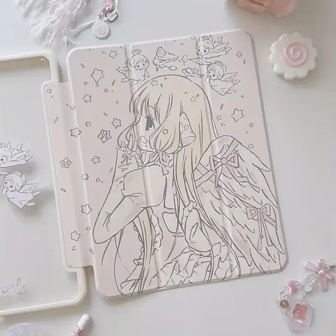 5th 6th Pro 11 Tri-fold Stand Protective Cover,Tablet Case for Apple iPad 10.9 inch 10th Generation,Floral Pattern iPad Cases