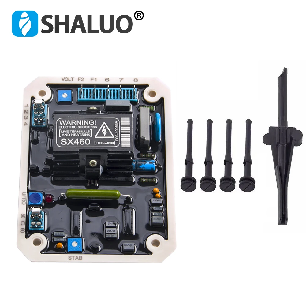 Автоматический стабилизатор регулятора напряжения 2023 SX460 AVR, модуль управления возбуждением SX440 AS440, запчасти бесщеточного генератора