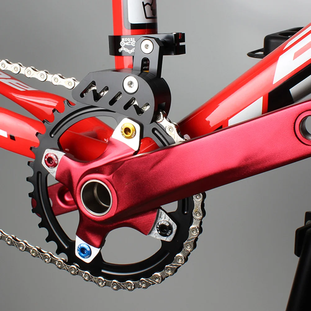 

Mountain Bike Single Disk Chain Guide Positive and Negative Teeth Stabilizer Front Dial Chain Press Rushing Mountain Cross