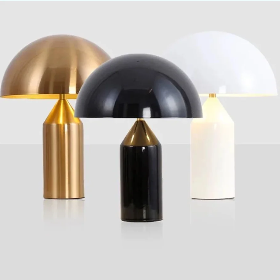 

Postmodern minimalist light bedroom study table light Nordic personality creative mushroom table lamp