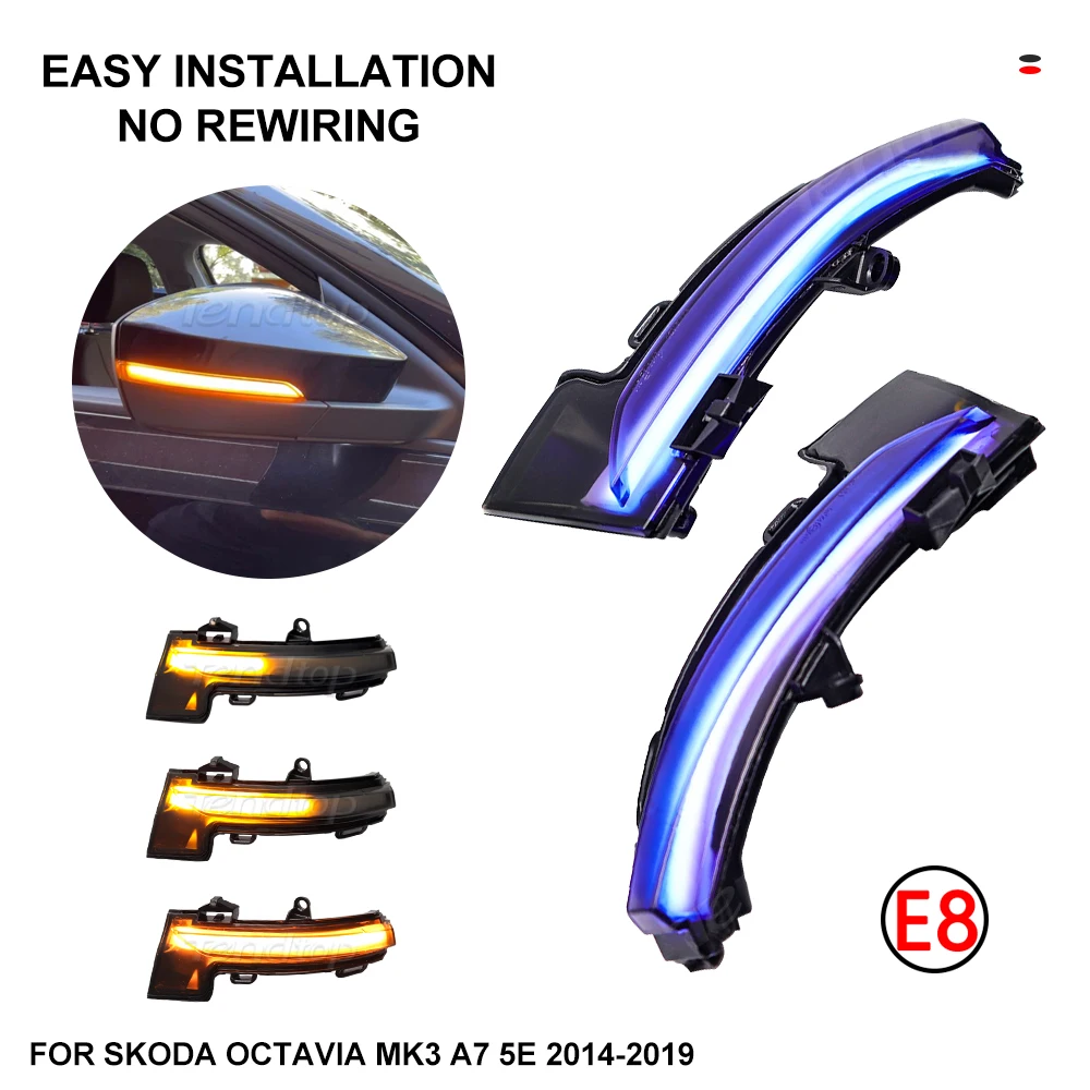 

2 шт., габарисветильник огни для Skoda Octavia Mk3 A7 5E 2014 2015 2016 2017 2018 2019